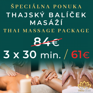 Thajský balíček masáží akcia – Thai massage package action